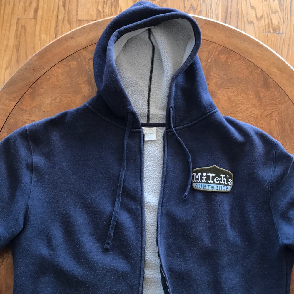 Fuzzy Lined Mitch’s Surf Shop Hoodie